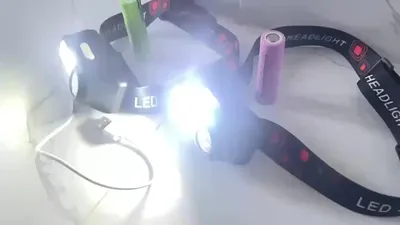 Bán Đèn Pha LED Trước Đầu Với Pin