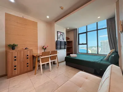 Căn Hộ 1 Phòng Ngủ cho Thuê tại Muong Thanh 60 Tran Phu – Nhìn Ra Biển – Đầy Đủ Nội Thất – 9 Triệu VND/Tháng