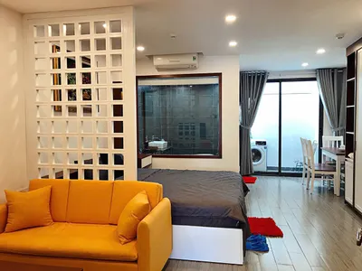 Căn hộ hiện đại cho thuê tại khu vực Phước Long - 47 m², bồn tắm và ánh sáng tự nhiên