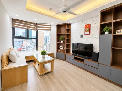 2-Bedroom, 2-Bathroom Corner Apartment for Rent in HUD Building – 68m² – Fully Furnished – 20M VND/Month