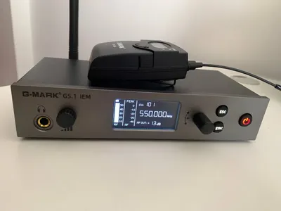 Audio Equipment Bundle: G-MARK G5.1 IEM Wireless Monitor System, KZ ZS10 PRO 2 Earphones & Guitar Strap