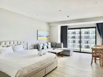 Studio cho thuê tại Gold Coast Nha Trang – South Tower – Tầng cao – Đầy đủ nội thất – 15 triệu VND/tháng