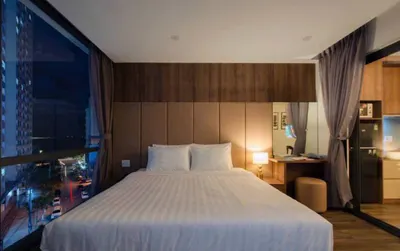 Căn hộ cao cấp 1 phòng ngủ cho thuê gần bãi biển Hòn Chồng, Nha Trang – 13 triệu VND/tháng – nội thất hiện đại