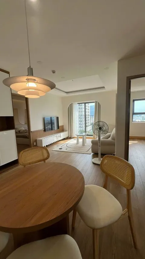 2-Bedroom Corner Apartment for Rent in CT3 Phước Hải, Western Nha Trang – 75m², Fully Furnished, Pool & Gym – 18M VND/Month
