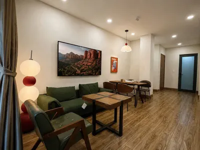 河滨2区2卧室公寓出租，芽庄——全配家具，70平方米——每月1500万越南盾
