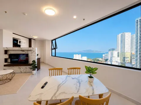 Corner Apartment for Rent - 1 Bedroom with Sea View in D'qua, Nha Trang