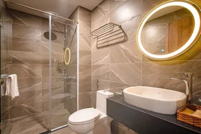 Căn hộ cao cấp 1 phòng ngủ cho thuê gần bãi biển Hòn Chồng, Nha Trang – 13 triệu VND/tháng – nội thất hiện đại