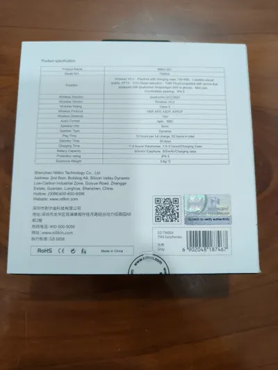Беспроводные наушники Nillkin GO TW004 — НОВЫЕ, в заводской упаковке!