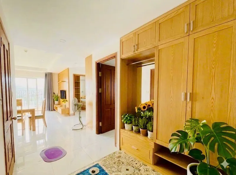 서쪽 나트랑 Phước Hải CT3 VCN 단지 코너 2침실 아파트 월세 – 70m², 2욕실, 완전히 가구완비 – 월 13백만VND — 7/10