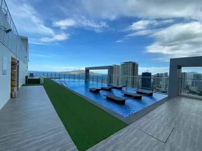 Căn hộ góc cho thuê - 1 phòng ngủ với view biển ở D'qua, Nha Trang