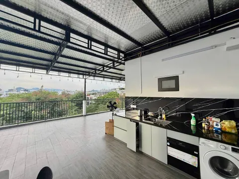 Penthouse Apartment for Rent in Phước Hải, Western Nha Trang – 50m², 1 Bedroom, Fully Furnished with Spacious Terrace – 12M VND/Month