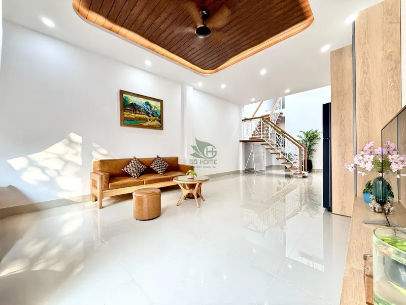 Beautiful New 2-Bedroom House with Garden for Rent in Phước Long, Nha Trang – 150m², Fully Furnished — 6/8