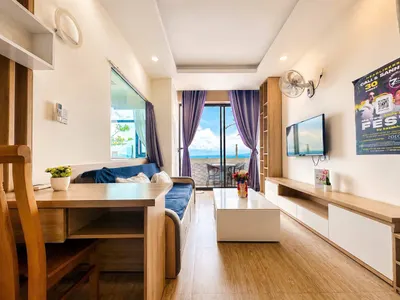Cho thuê căn hộ 2 phòng ngủ tại khu Mường Thanh Viên Triều, Nha Trang – 60m², view biển