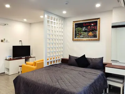 Căn hộ hiện đại cho thuê tại khu vực Phước Long - 47 m², bồn tắm và ánh sáng tự nhiên