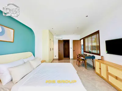 Căn hộ 1 phòng ngủ cao cấp cho thuê ở Phía Bắc Nha Trang - View sông, đầy đủ nội thất