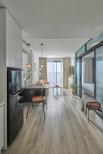 1-Bedroom Sea View Apartment in Marina Suites, Nha Trang – 45m², Modern Furnished – 21M VND/Month