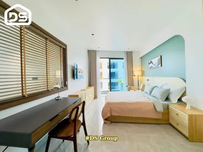 Căn hộ 2 phòng ngủ sang trọng với 2 phòng tắm cho thuê trên ven sông Trần Phú
