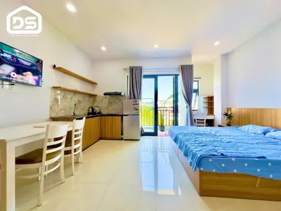 Căn hộ cho thuê gần biển có ban công ở Nha Trang – 45m² – 8.500.000 VND/tháng