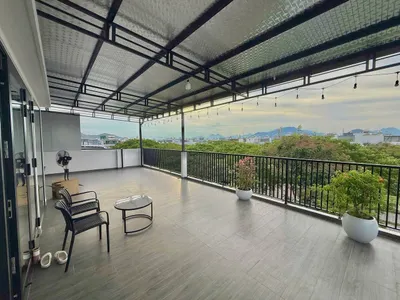Căn Penthouse cho Thuê ở Phước Hải, Nha Trang Phía Tây – 50m², 1 Phòng Ngủ, Nội Thất Đầy Đủ, Sân Vườn Rộng – 12 Triệu VND/Tháng