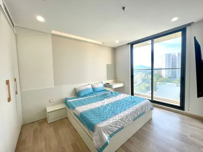 转角2卧室公寓出租 – CT1 VCN Phước Hải – 65m²，配备完整家具 – 每月1650万越南盾