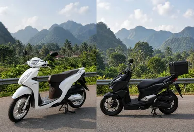 Cho thuê xe scooter - Vision 110cc và Vario 160cc ở Nha Trang