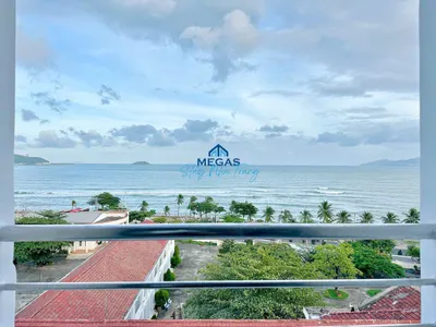 Студия в аренду с балконом и видом на море на севере Нячанга