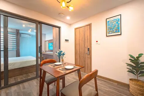 1-Bedroom Apartment for Rent in Bắc Nha Trang – 45m², Fully Furnished, 100m from Beach – 10M VND/Month