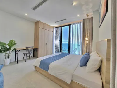 Sea View Apartment for Rent at Scenia Bay Nha Trang – 1 Bedroom + Studio, 65m², Fully Furnished with Piano