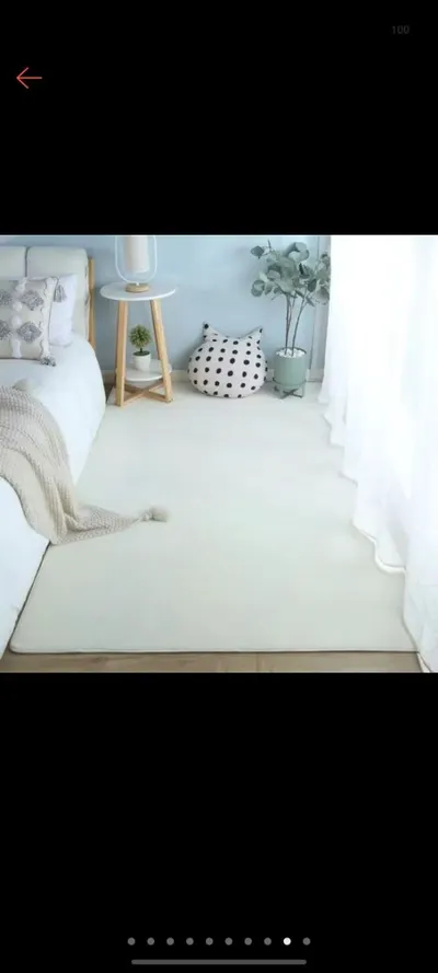 Thảm màu kem mới 160×200 cm