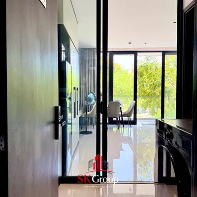 Cho thuê căn hộ 1 phòng ngủ tại Phước Hải, Tây Nha Trang – 50m², đầy đủ nội thất, ban công – 13 triệu VND/tháng