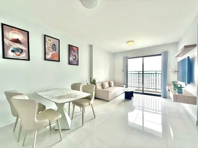 Dqua 아파트 2침실 렌탈 - 냐짱 중심부 - 75m², 완전히 가구 포함 - 월 1,900만 VND