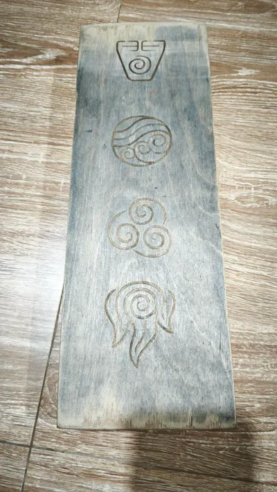 萨杜板(Sadhu Boards)，生命之花图案——尺码 45——可堆叠，钉子有轻微生锈(易去除)——700k 越盾