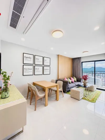 Căn hộ 2 phòng ngủ cho thuê – Khu D'Kua, trung tâm Nha Trang – 20 triệu VND/tháng