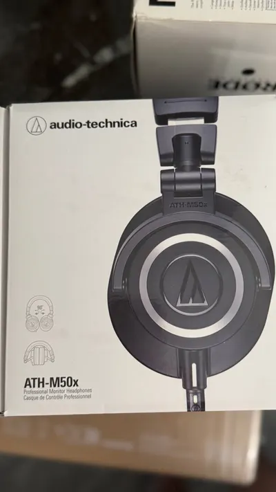 Xiaomi 34" Redmi G34WQ Curved Gaming Monitor + Audio-Technica ATH-M50x Studio Headphones – New Condition