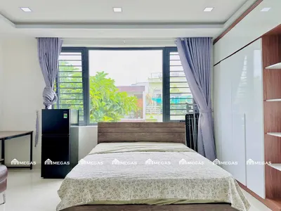 Studio Apartment – An Viên Area, Sea View, New Furniture, Microwave & Stove – 7.5M VND/Month