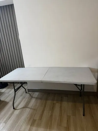Bundle Sale: Shelving, Mirror, Folding Table, Helmet, Cosmetic Cart, Candles & Dresser