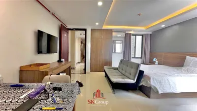Căn hộ Studio 5 phút từ biển – Đầy đủ nội thất – 7.7 triệu VND/tháng