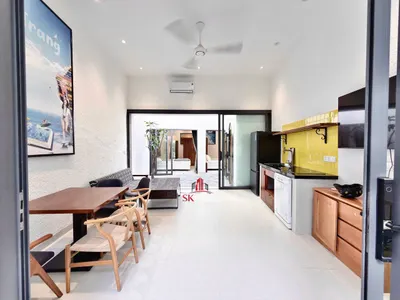 Villa 2 phòng ngủ cho thuê gần biển – 20,5 triệu đồng/tháng, 100m đến biển, 3 điều hòa, 3 phòng tắm