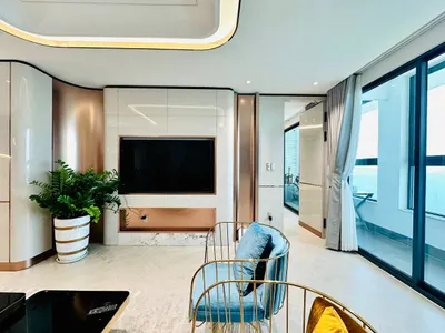 Просторная 2-спальная квартира с видом на море в Mường Thanh 60 – 60 м², полностью меблирована – 35М VND/месяц
