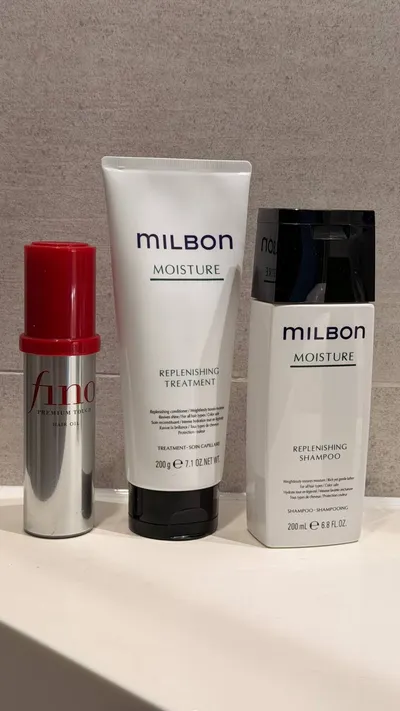 专业护发套装 – Milbon Moisture + Shiseido Fino 护发油