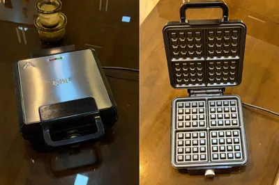 Sunset Lamps (Remote, Dual USB Power Block, 2 Units) & Used Waffle Maker