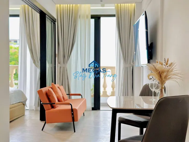 Luxury 1-Bedroom Apartment with Private Balcony – Ha Quang 2 – 12.5M VND/Month — 3/5