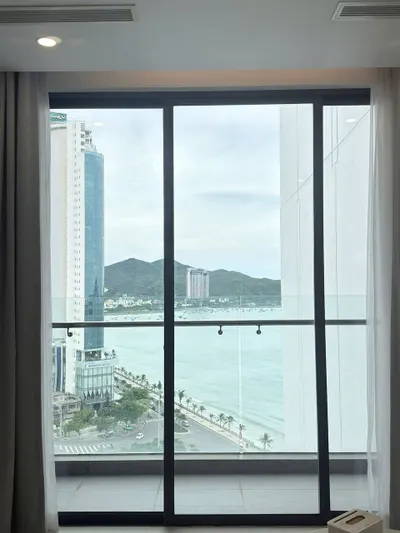 Scenia Bay 스튜디오 아파트 렌탈, 12층, 해변 및 산 전망 – 월 1,300만 VND