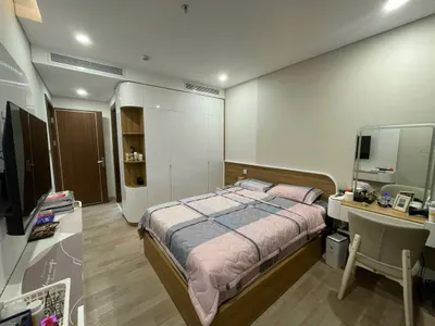 3-комнатная квартира с садом в CT1 Riverside Luxury – полностью меблирована – 17 миллионов VND/месяц