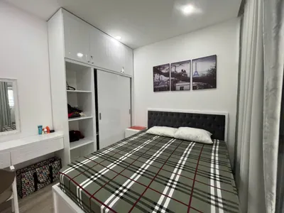 2침실 아파트 – 해변까지 50m, 헬스장, WiFi, 에어컨 – 월 1,150만 VND