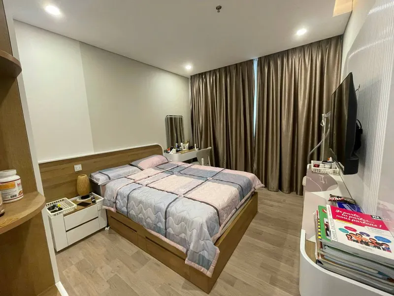 Căn hộ 3 phòng ngủ có vườn trong CT1 Riverside Luxury – Đầy đủ nội thất – 17 triệu VND/tháng — 2/3
