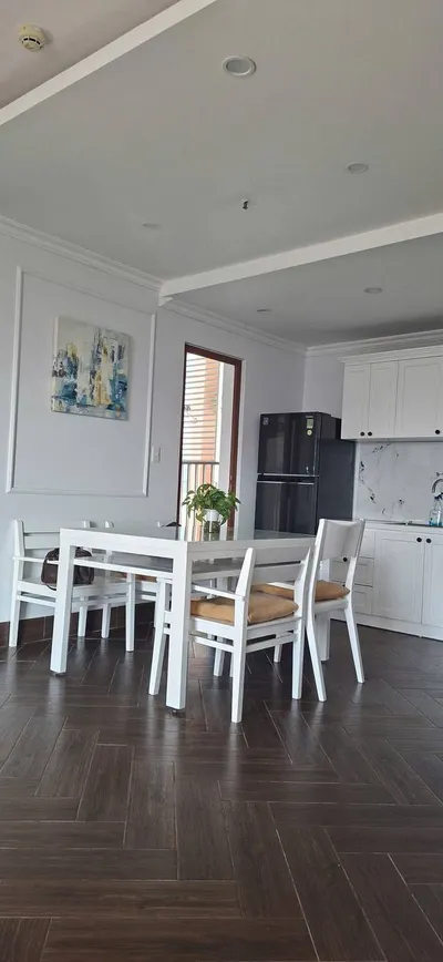 Двухспальная квартира в аренду в CT2 Phuoc Hai – 88м², угловой блок, бассейн и парк на крыше – 18 млн донгов/месяц
