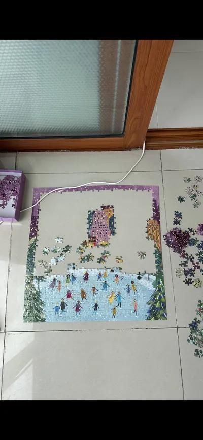 Tranh ghép Galison 500 mảnh với minh họa mùa đông