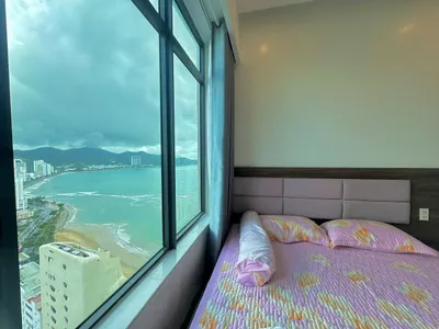 2卧室公寓 - Oceanus综合体(Muong Thanh) - 海景 - 1300万越南盾/月
