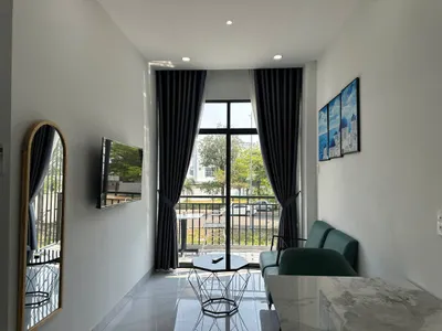 Căn hộ 1 phòng ngủ cho thuê – Khu Mỹ Gia – Bố cục hiện đại với 2 ban công – 11 triệu VND/tháng